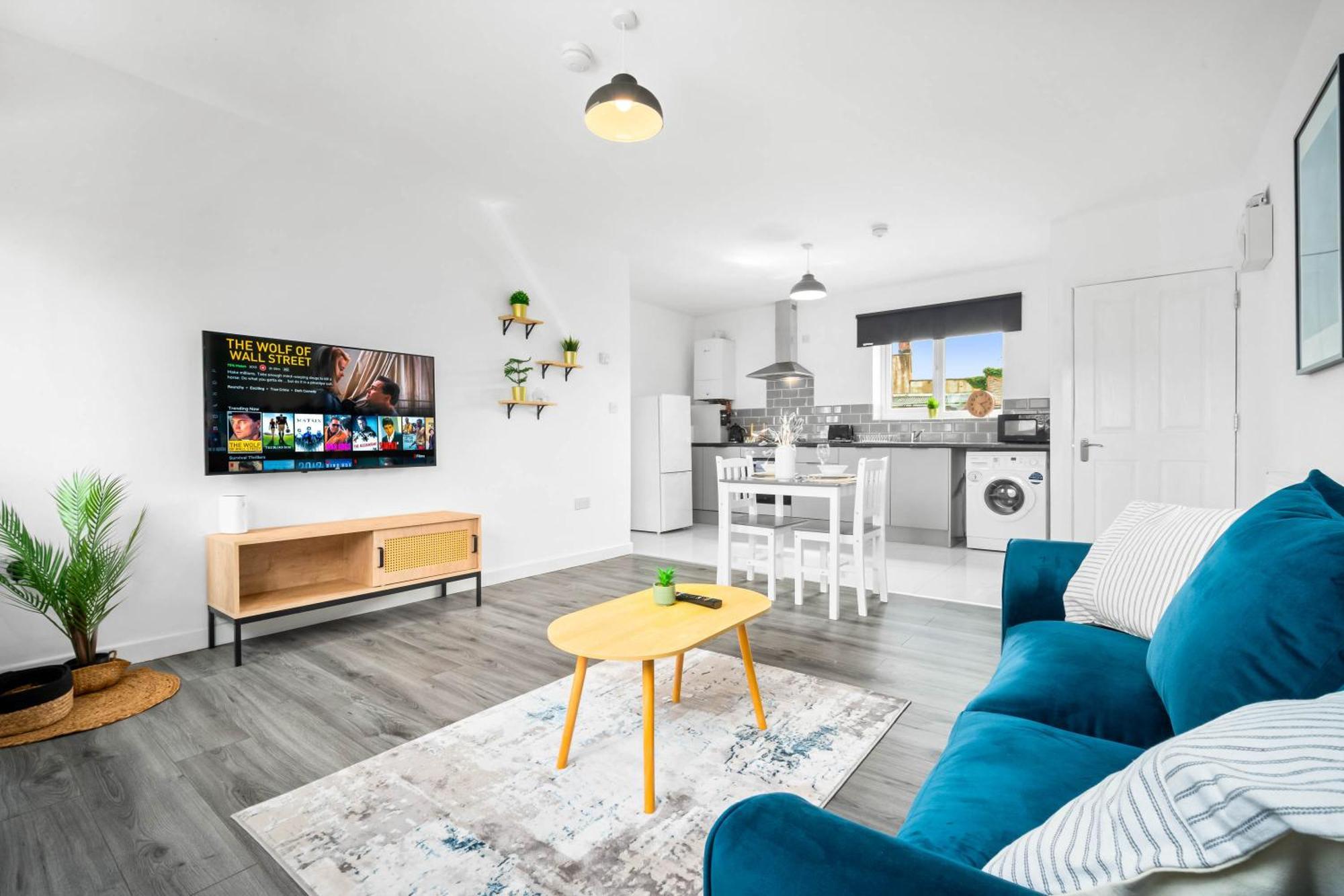 Apartment New Luxury - Cradley Heath - 2mh - Parking - Netflix - Rated Birmingham